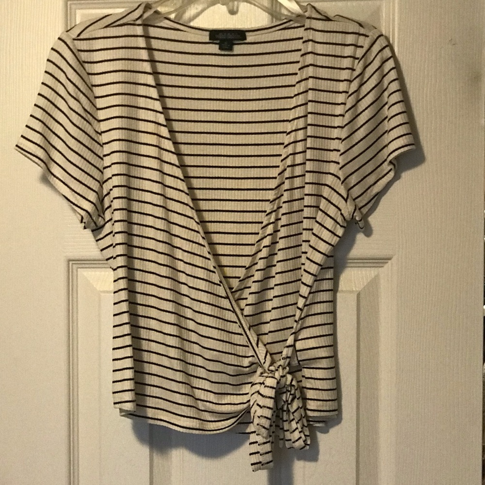 Striped crop top